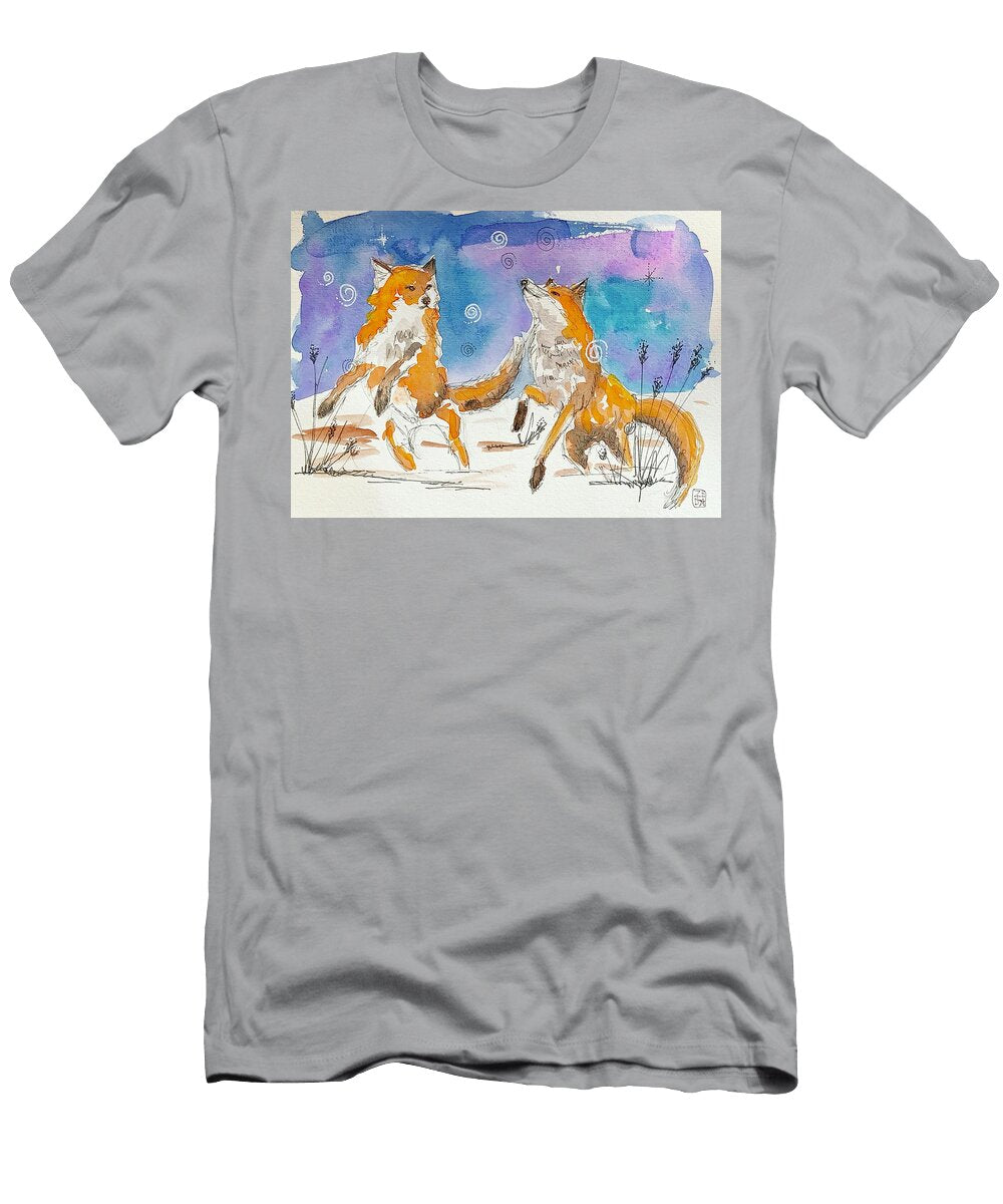 Foxes in the Snow Zelda Tessadori T-Shirt