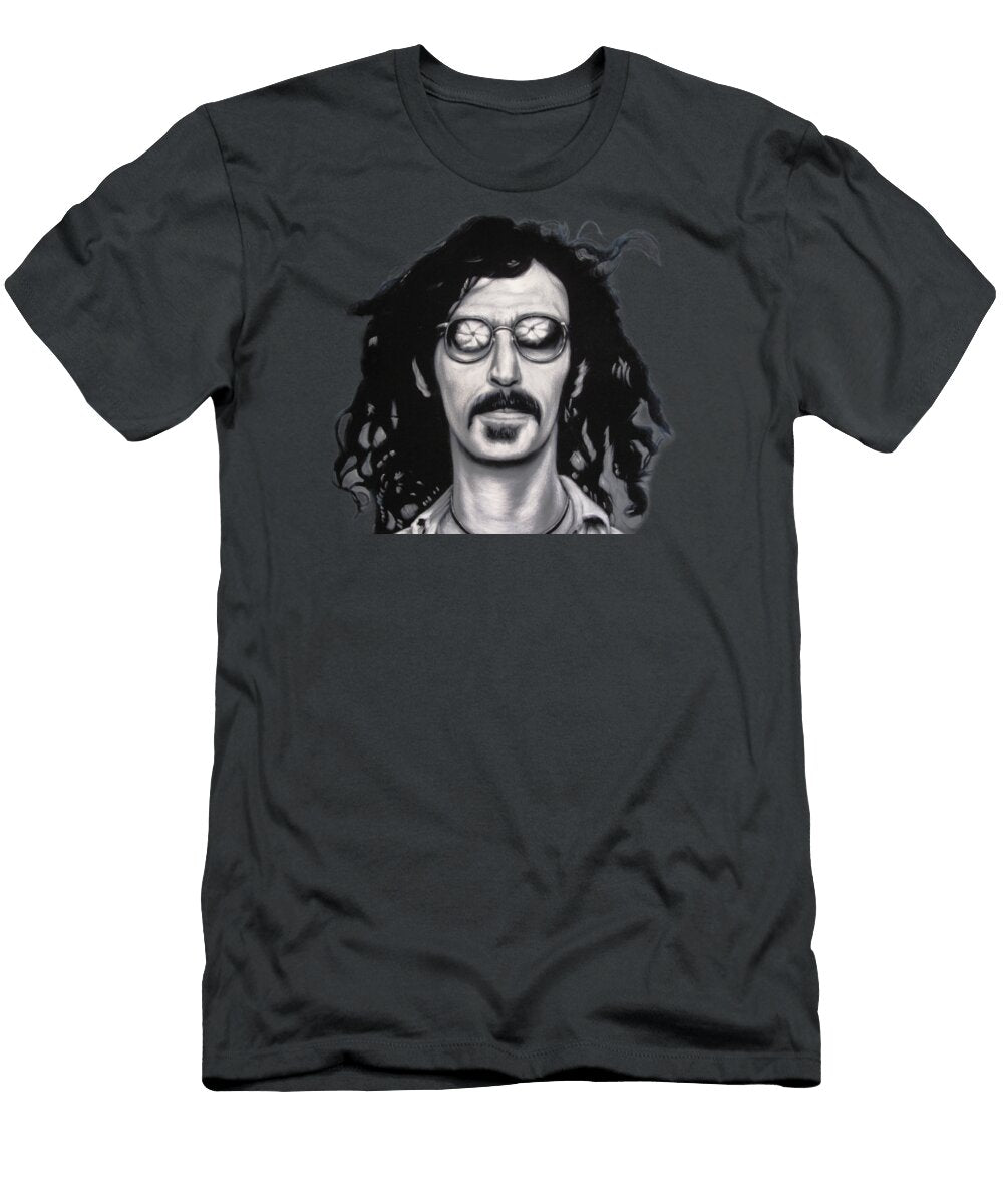 Frank Zappa Oil on Velvet By Artist Jorge Torrones Jorge Terrones T-Shirt