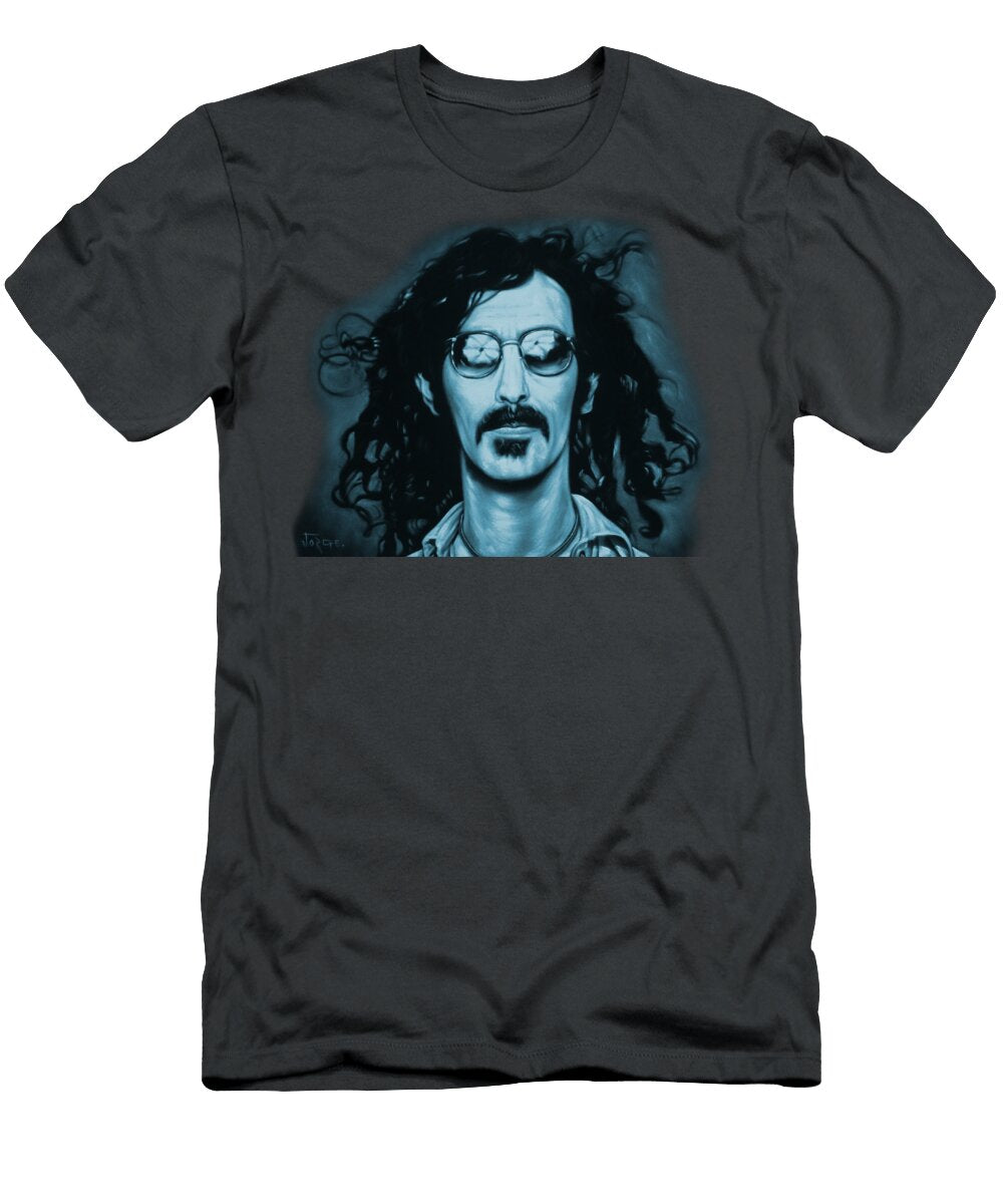 Frank Zappa Oil on Velvet By Artist Jorge Torrones Version2 Jorge Terrones T-Shirt