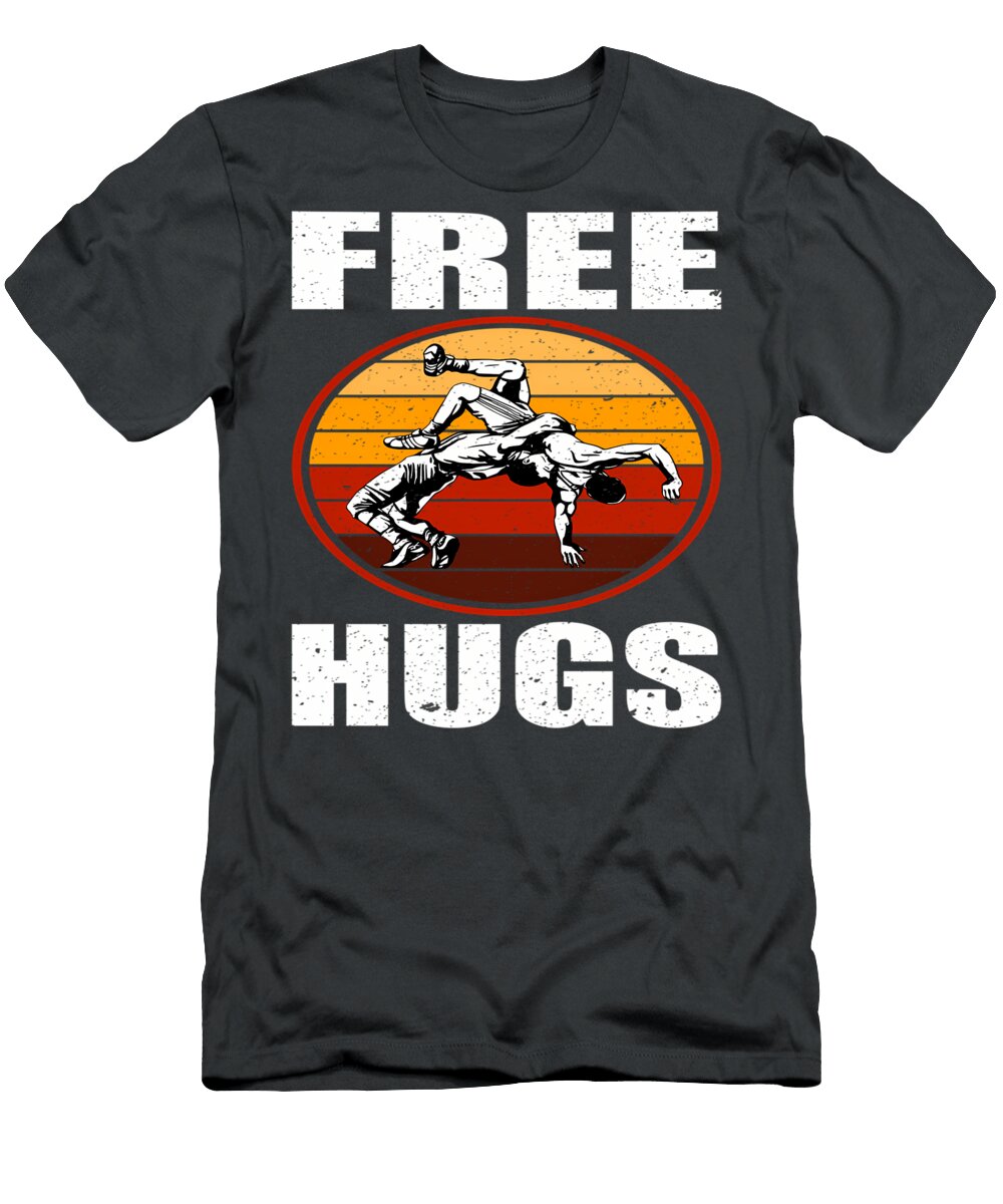 Free Hugs Wrestling Judo Jiu Jitsu Quang Vu T-Shirt