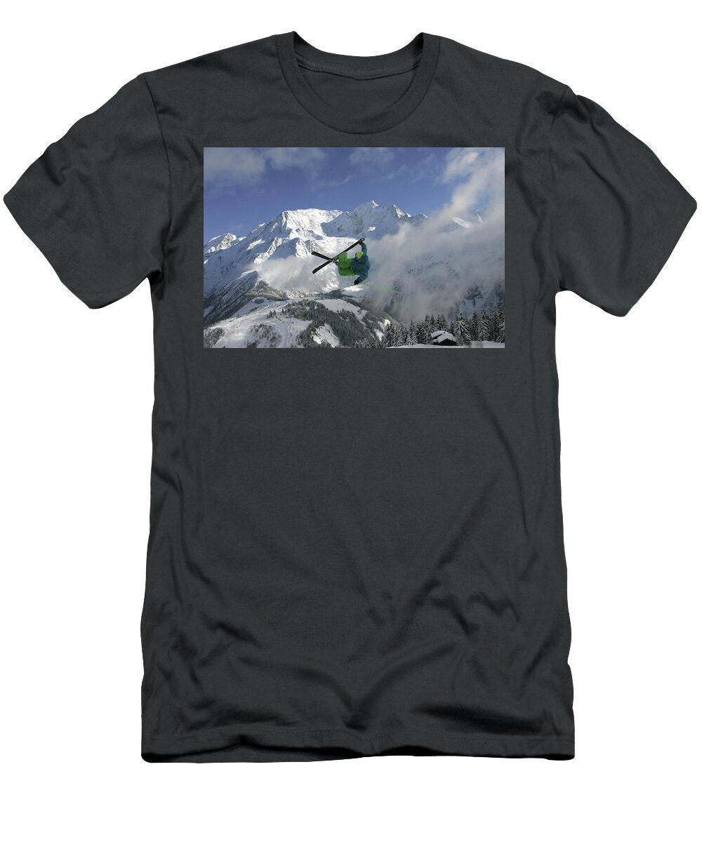 Free Style At Snowpark in Les Houches Mario Colonel T-Shirt