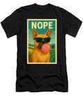 French Bulldog Nope Chewing Gum Bubble Art for Yah Lishr T-Shirt