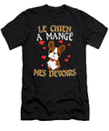 French Dog Ate My Homework Chien Mes Devoirs Best Trendy Choices T-Shirt