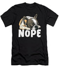 Frenchton Nope Funny Lazy Pet Dog Cute Yah Lishr T-Shirt