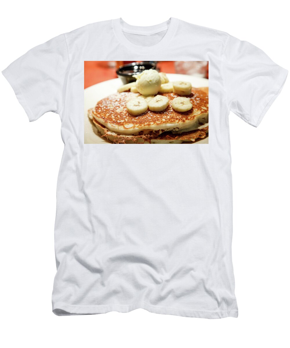 Fresh Banana Pancakes with Butter and Syrup Darryl Brooks T-Shirt