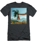 Freshly Harvested Organic Carrots Being Held in the Air and View Richard Boot T-Shirt