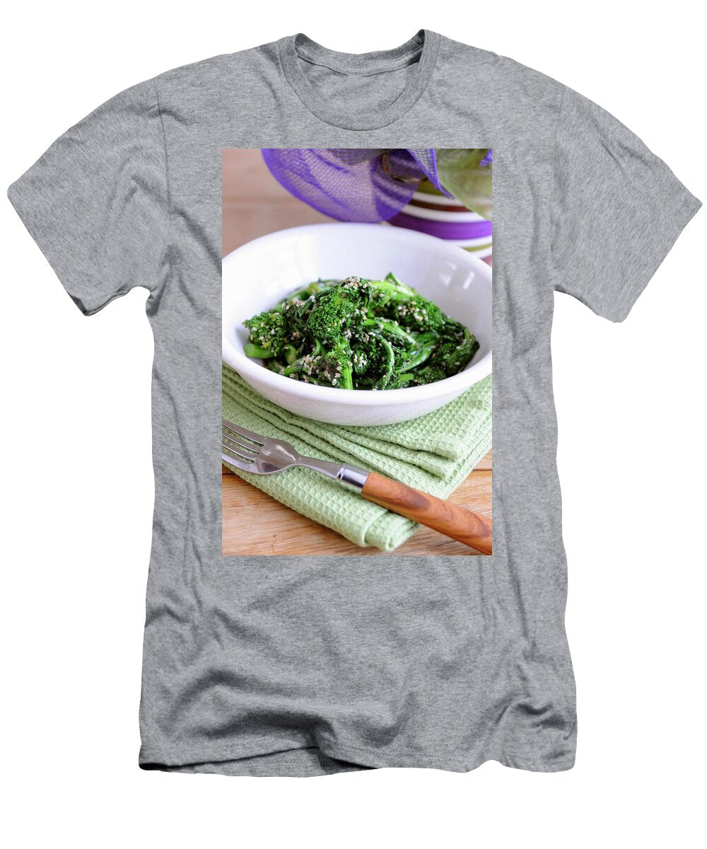 Fried Broccoli with Soy Sauce and Sesame Seeds Mario Matassa T-Shirt