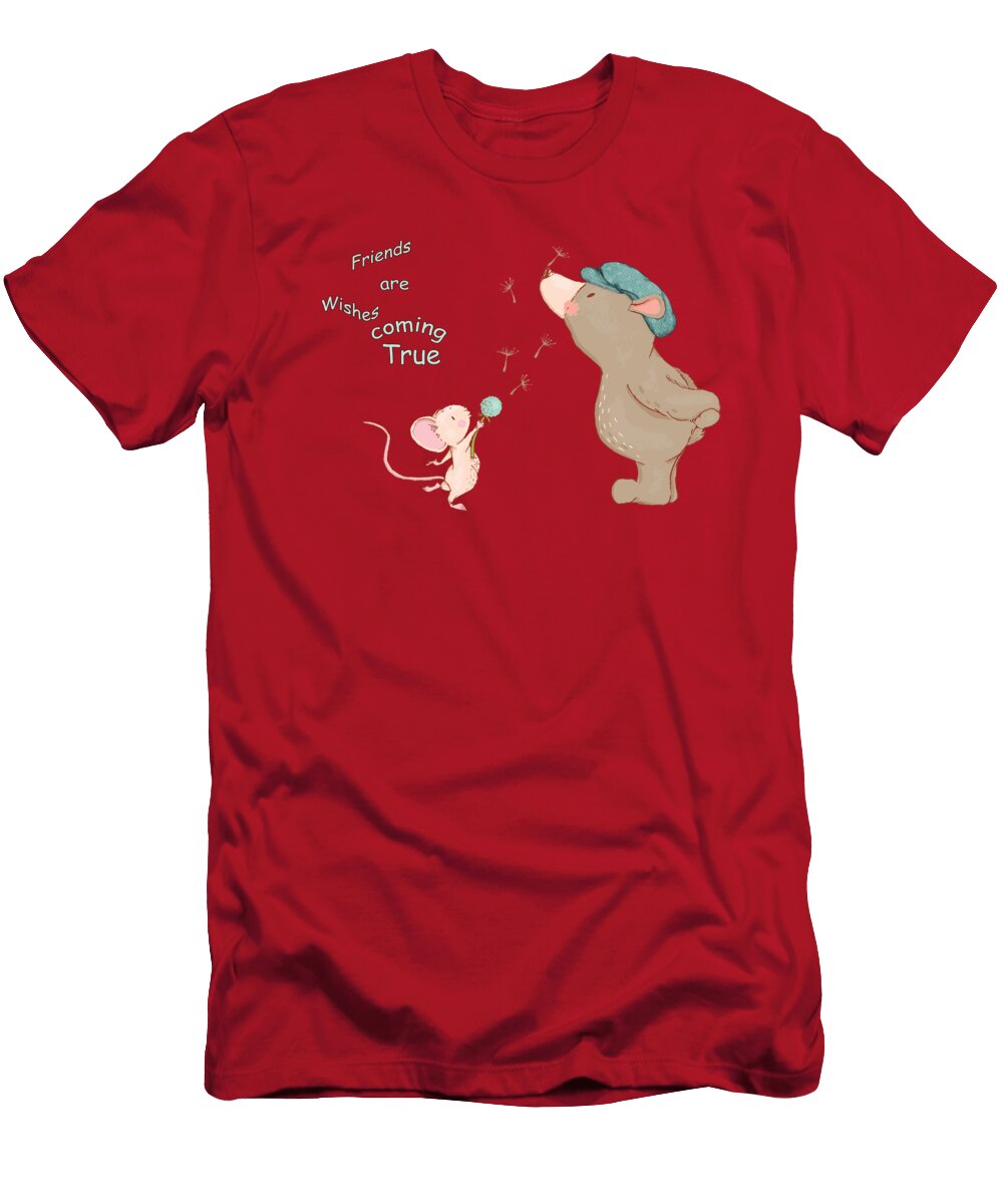 Friends Are Wishes Sandra Clark T-Shirt