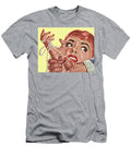 Frightened Woman Holding Pearls Csa Images T-Shirt