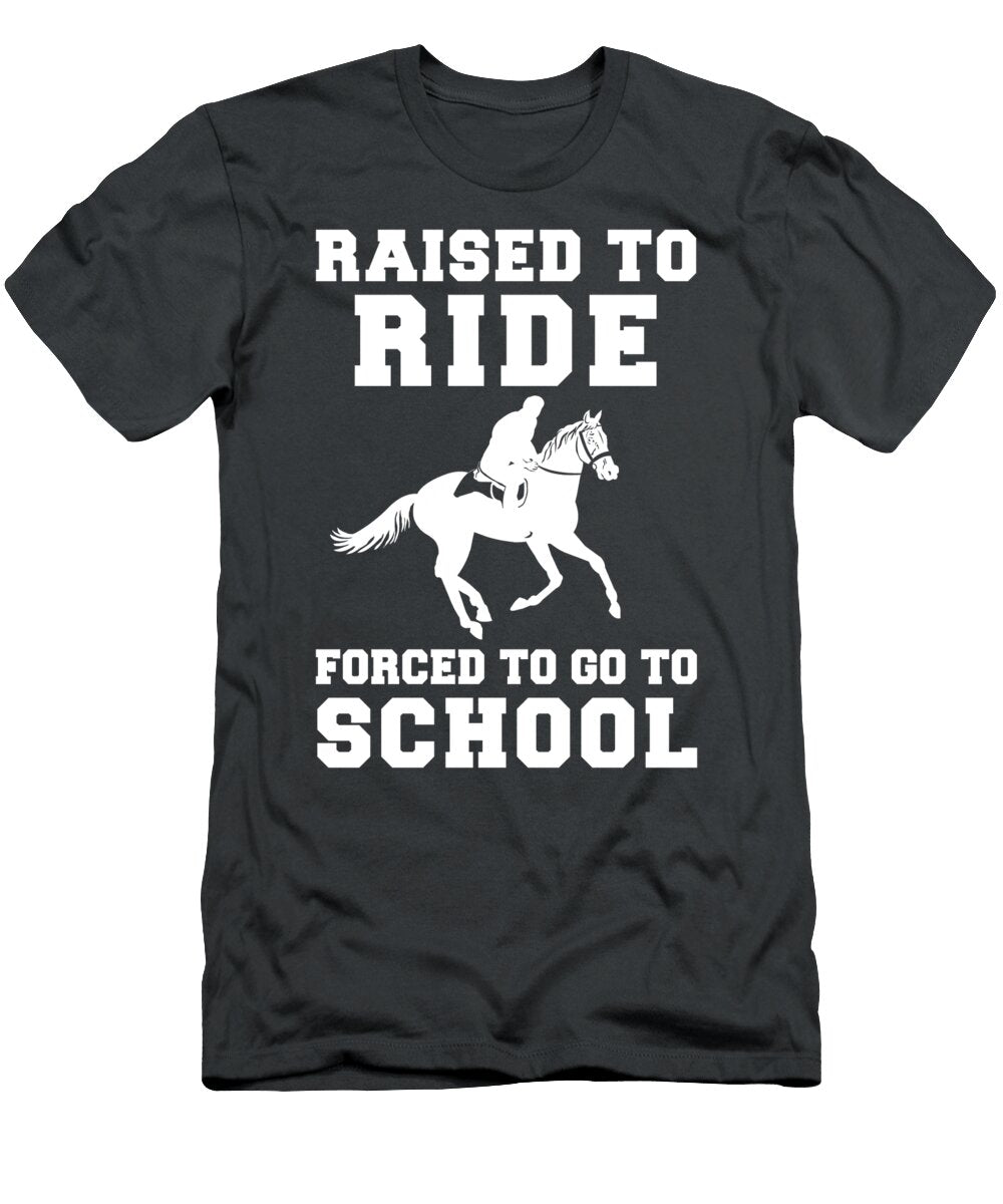From Galloping Trails to Classroom Tales Saddle Up for Laughs Horseschool T-Shirt