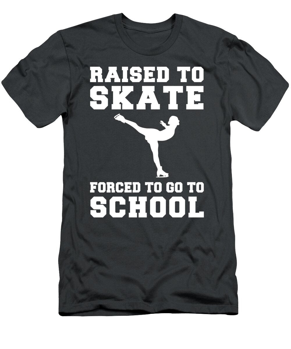 From Gliding Grace to Classroom Race Skate Into Laughter Skatingschool T-Shirt