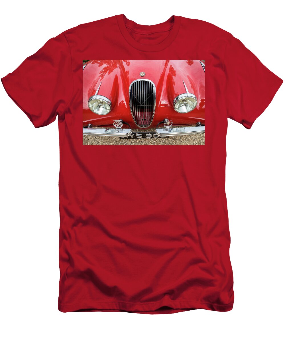 Front of a Jaguar Xk120 Peter Lloyd T-Shirt