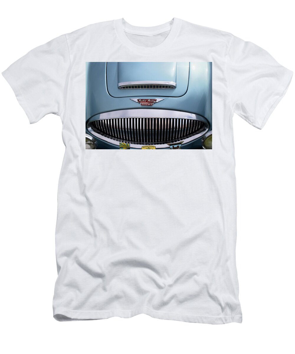 Front of Austin Healy 3000 Mark 11 Peter Lloyd T-Shirt