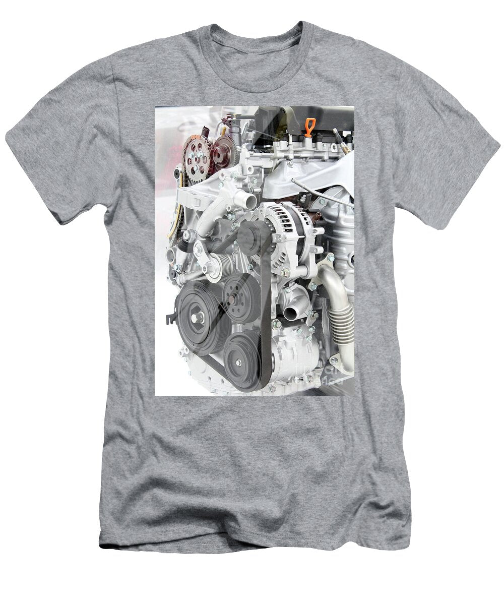Front View Car Engine Detail Goce Risteski T-Shirt