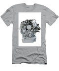 Front View of Heavy Truck Engine Isolated on White Goce Risteski T-Shirt