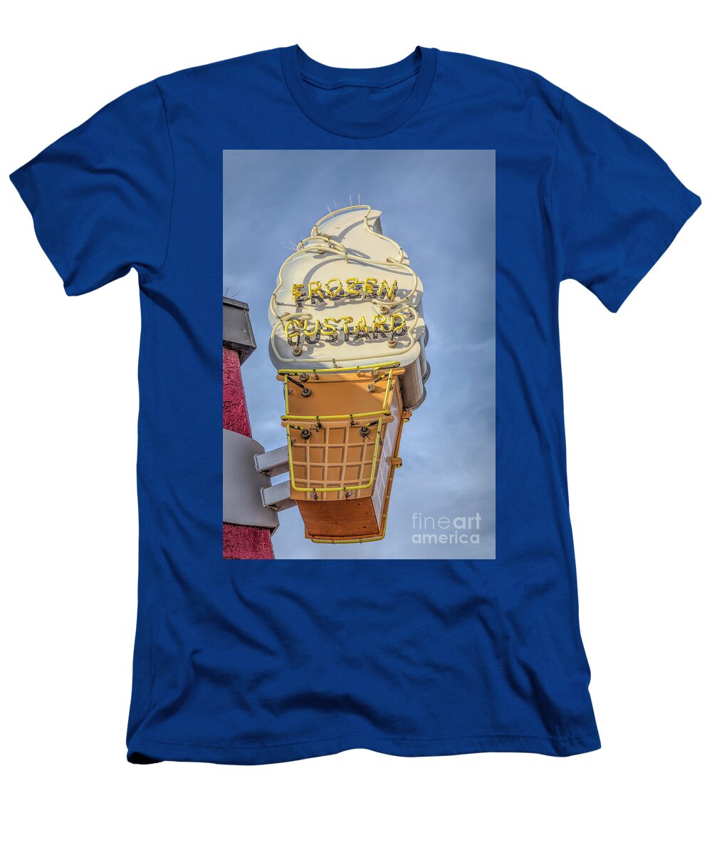 Frozen Custard Sign Elisabeth Lucas T-Shirt