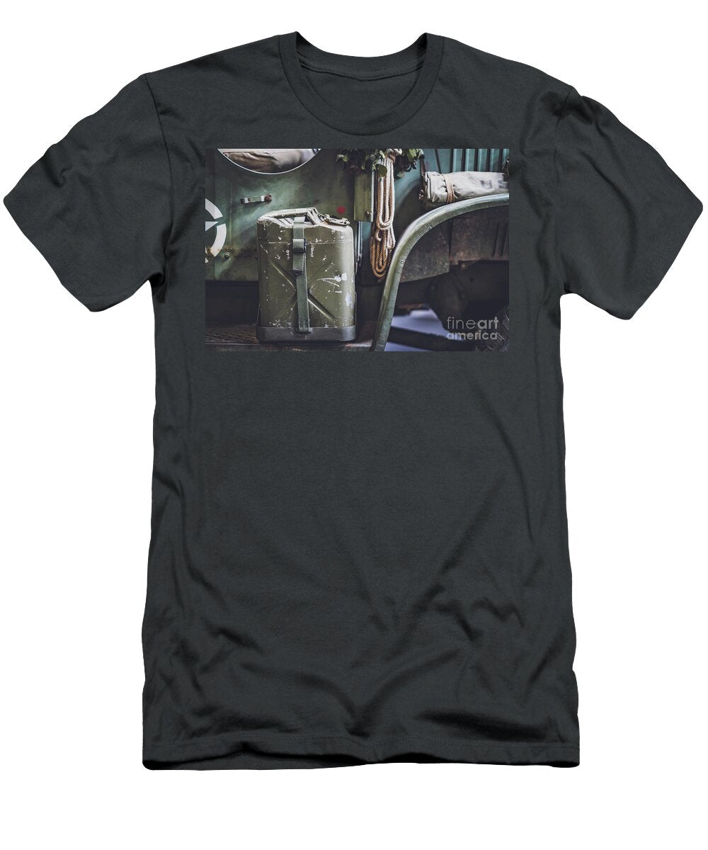 Fuel Can of a Wwii Gmc 352 Truck Visual Motiv T-Shirt