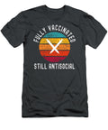 Fully Vaccinated Still Antisocial Funny Cute 20202021 Thoriq Sharro T-Shirt