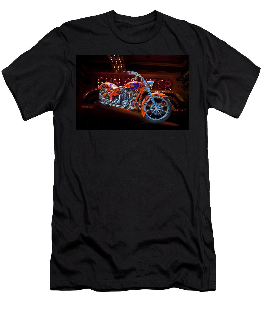 Fun Center Custom Motorcycle Dave Koontz T-Shirt