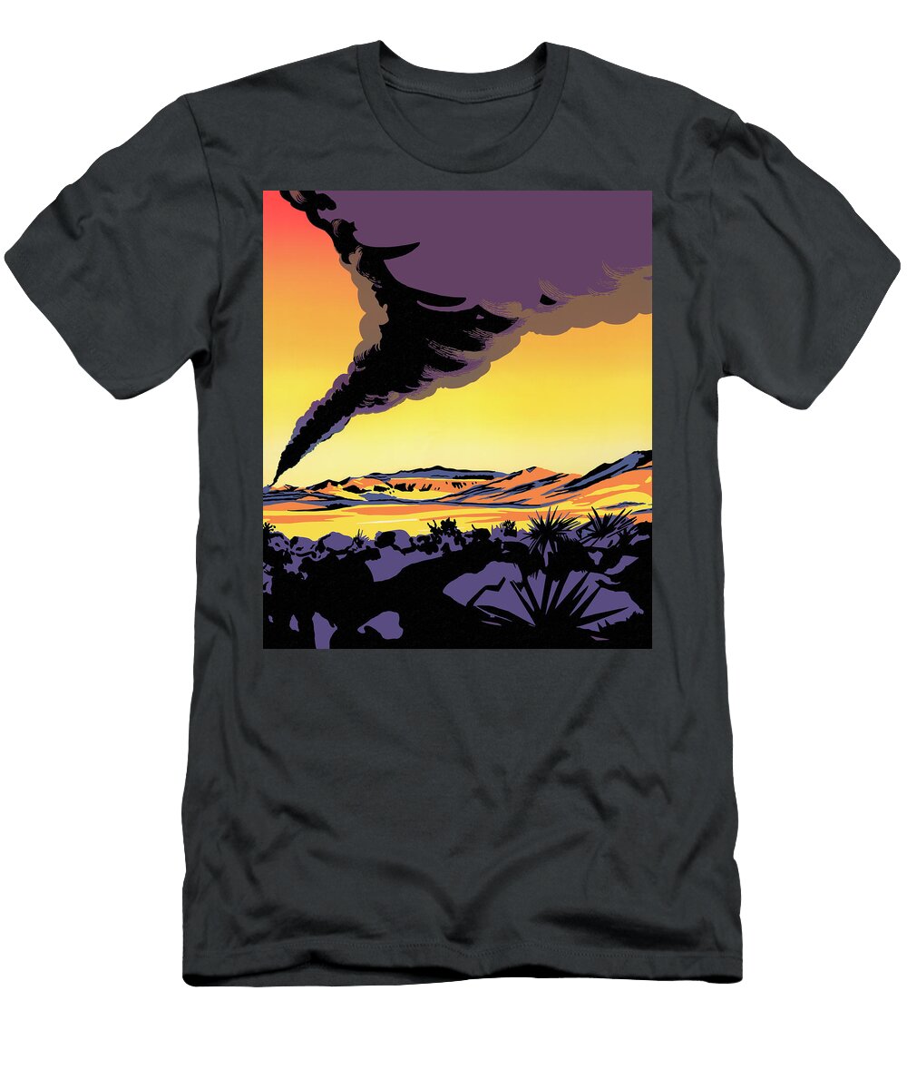 Funnel Cloud of Smoke Csa Images T-Shirt