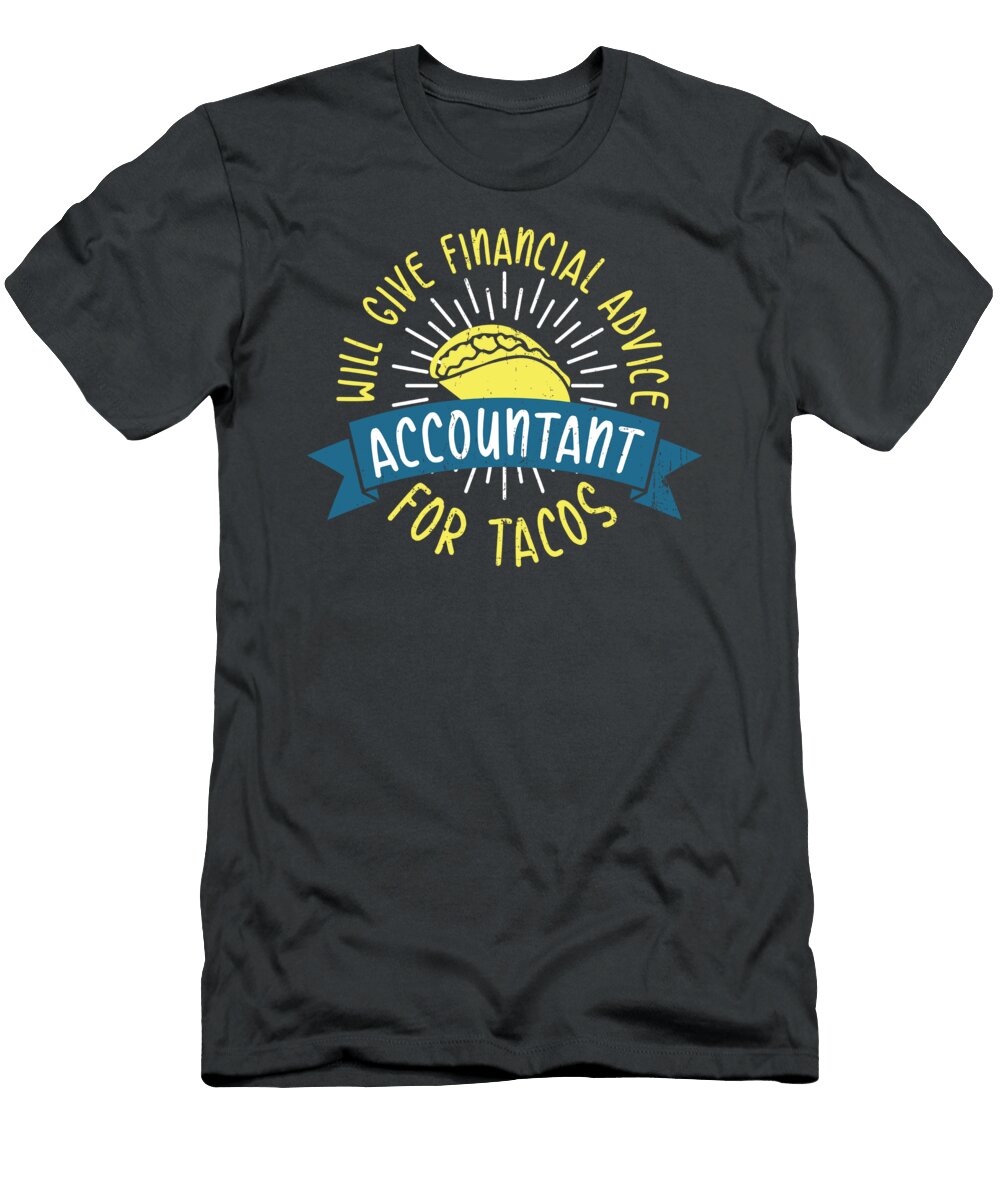 Funny Accountant for Men Women Cpa Graduate Bookkeeper Crazy Squirrel T-Shirt