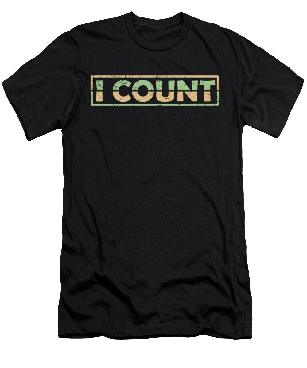 Funny Accounting Accountant Bookkeeper Auditor I Count Crazy Squirrel T-Shirt