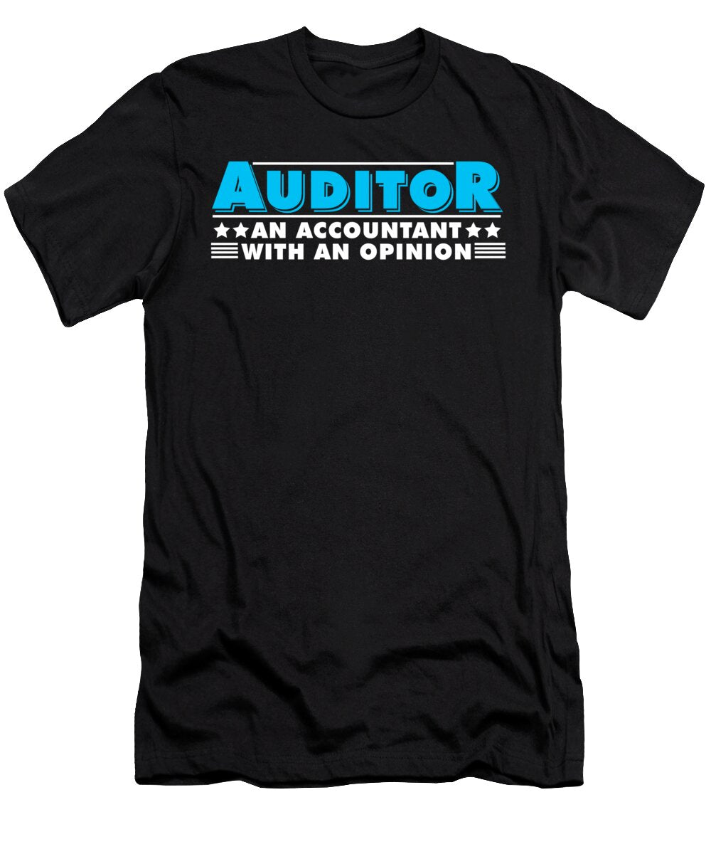 Funny Accounting Auditor Definition Bookkeeper Accountant Crazy Squirrel T-Shirt