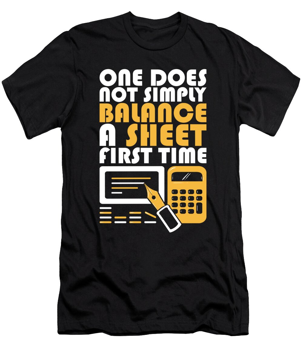 Funny Accounting Bookkeeping Accountants Auditor Cpa Analyst Crazy Squirrel T-Shirt