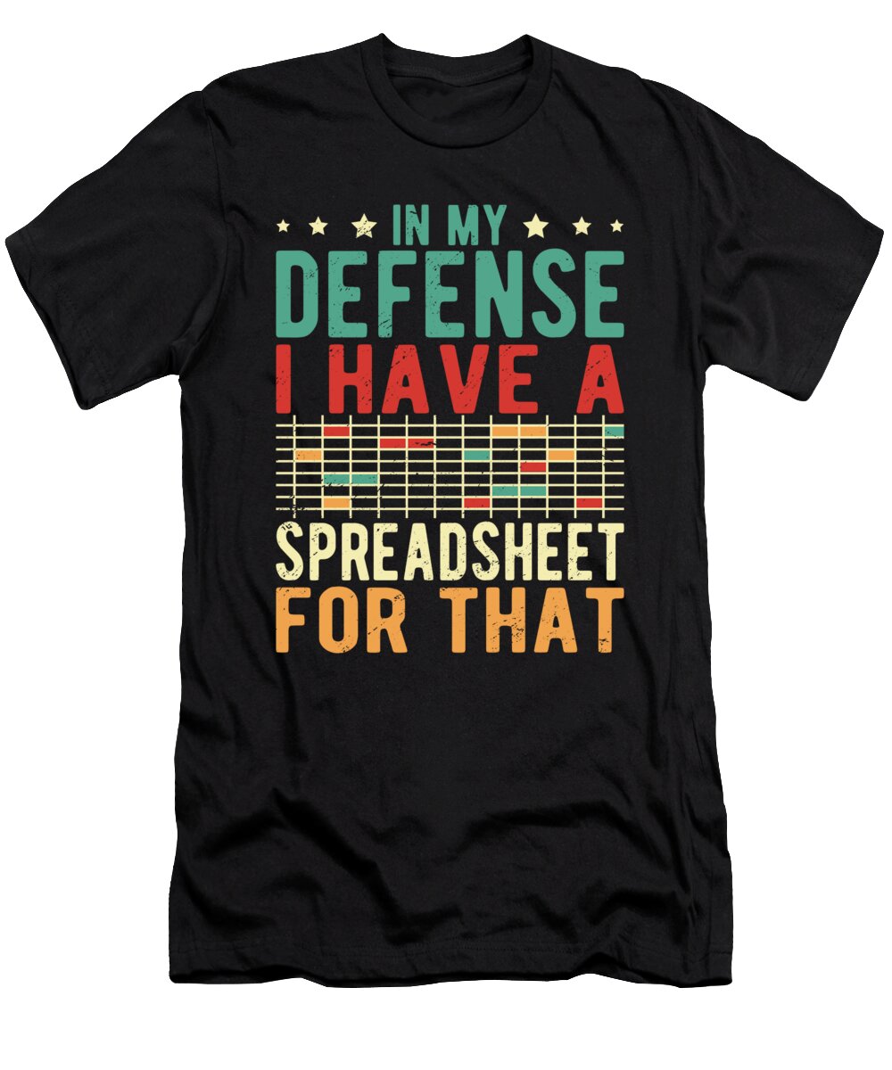 Funny Actuary Spreadsheet Lover Me T-Shirt