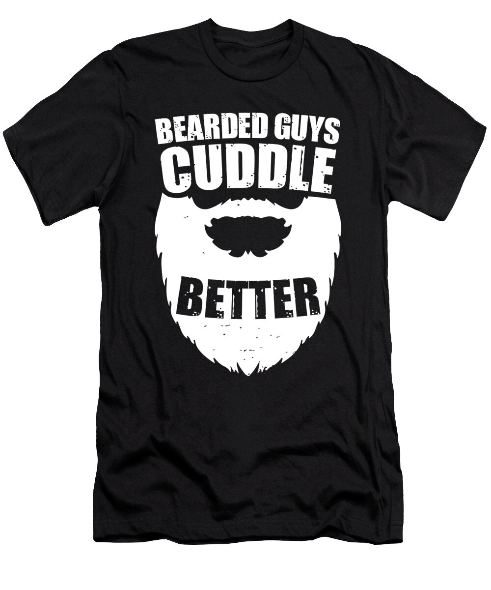 Funny Beard Facial Hair Manly Confident Man Gift Muc Designs T-Shirt
