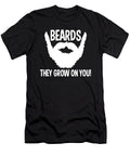 Funny Beard Gift Beards They Grow on You Jacob Zelazny T-Shirt