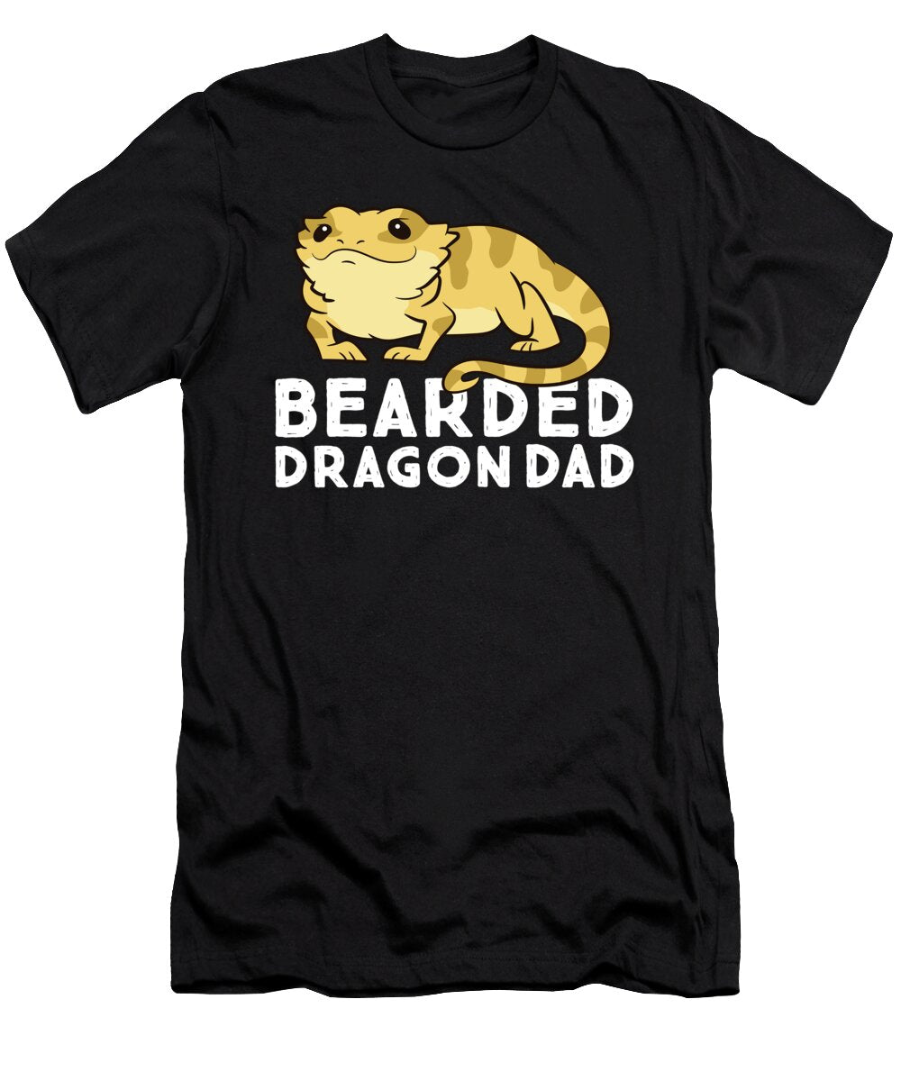 Funny Bearded Dragon Dad Gift Dad of Bearded Dragon Eq Designs T-Shirt