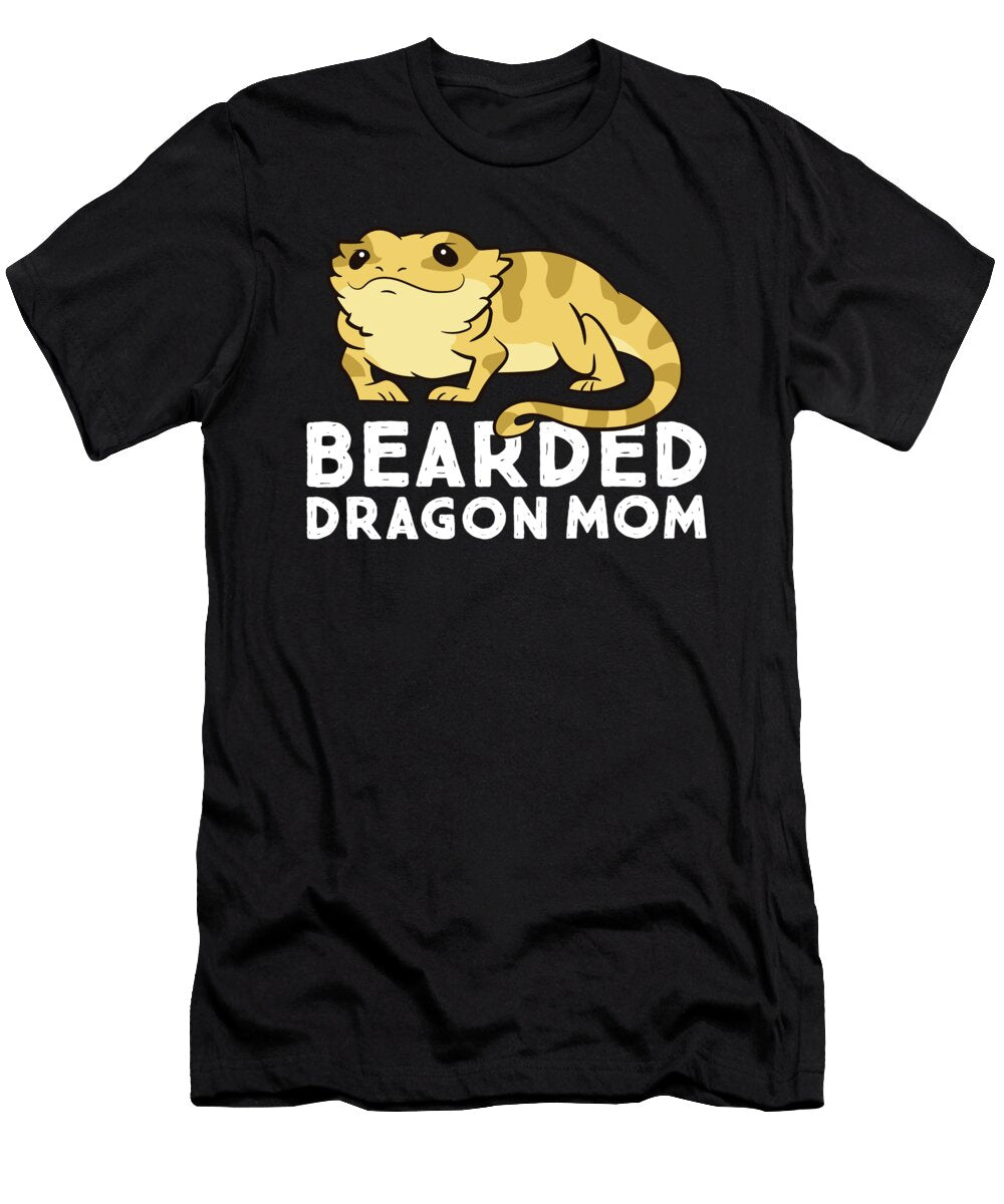 Funny Bearded Dragon Mom Gift Mom of Bearded Dragon Eq Designs T-Shirt