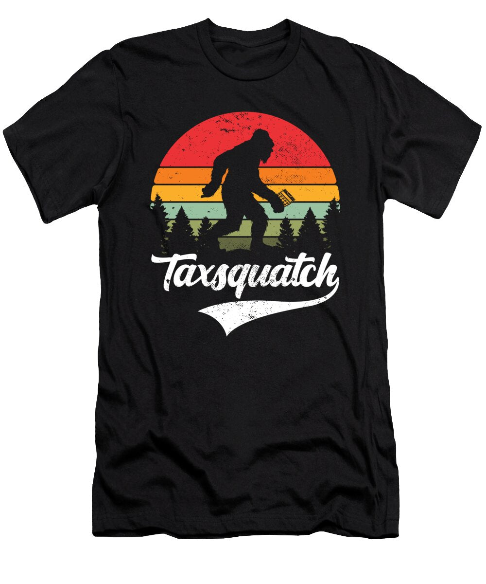 Funny Bigfoot Accountant Tax Preparer Me T-Shirt