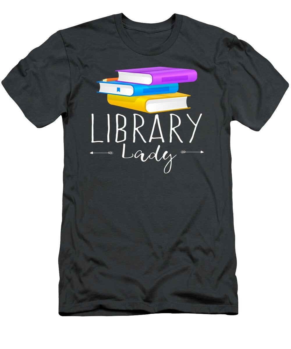 Funny Book Lovers Library Lady Librarian Gifts Parla Firoza T-Shirt