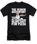 Funny Bookkeeper Finance Bookkeeping Cpa Senior Accountant Crazy Squirrel T-Shirt