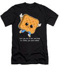 Funny Breakfast Waffle Send Help or Waffles Design Jacob Hughes T-Shirt