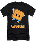 Funny Breakfast Wake Me Up with Some Waffles Graphic Jacob Hughes T-Shirt