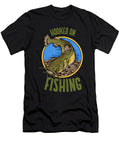 Funny Catfish Fishing Gear Hooked on Fishing Design Jacob Hughes T-Shirt