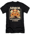 Funny Cpa Bookkeeper Bookkeeping Finance Senior Accountant Crazy Squirrel T-Shirt