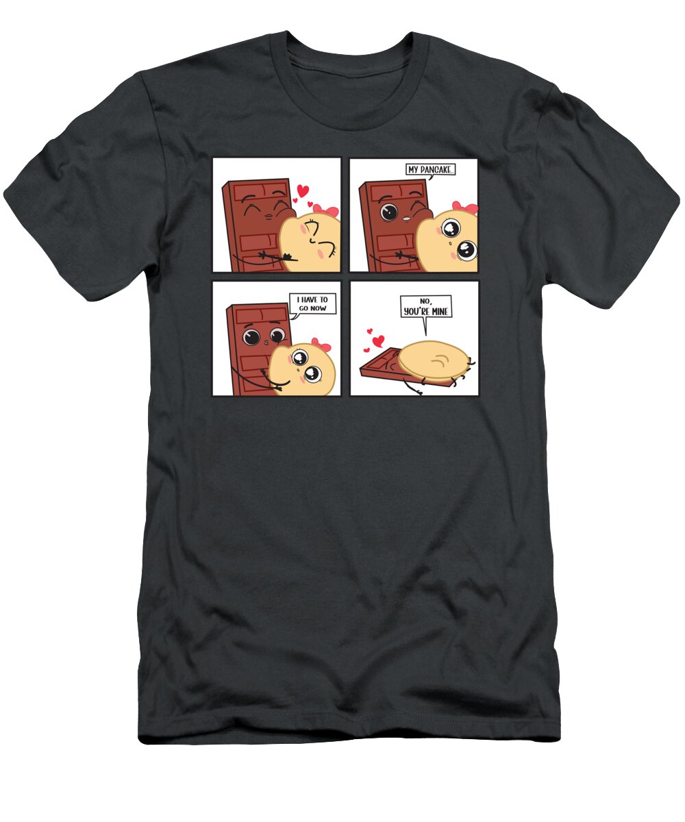 Funny Cute Couple Choco and Pancake Ali Mhammedia T-Shirt