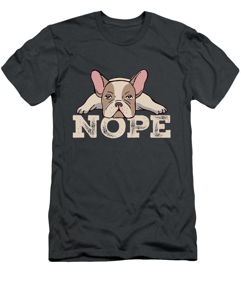 Funny Distressed Nope Frech Bulldog Dog Gift Alexander Janssen T-Shirt