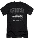 Funny Flatheads Are Calling Flathead Catfish Fishing Print Jacob Hughes T-Shirt