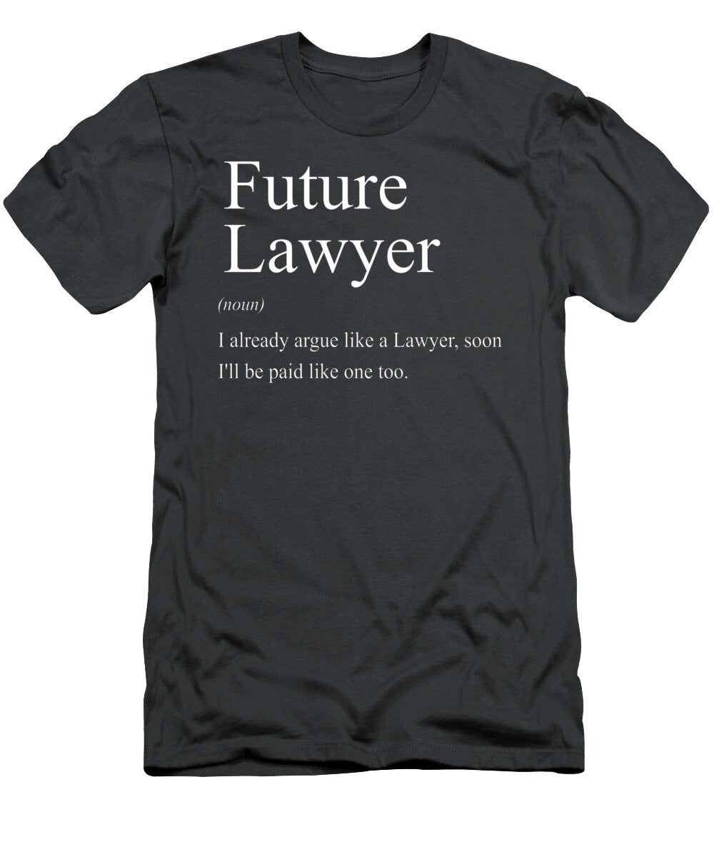 Funny Future Lawyer Gift for Law School Graduate Attorney Kosei Blair T-Shirt