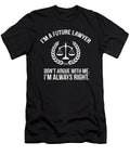 Funny Future Lawyer Law School Student Noirty Designs T-Shirt