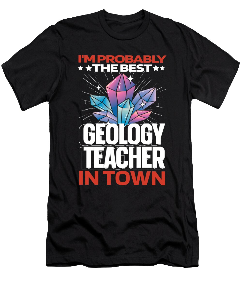 Funny Geology Geophysics Geologist Crazy Squirrel T-Shirt