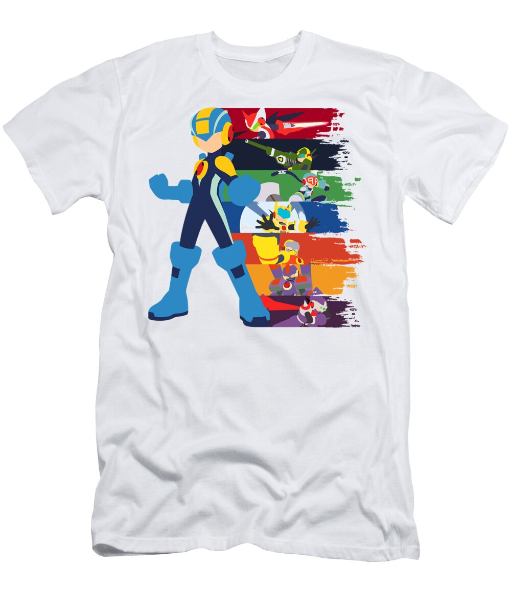 Funny Gift for Mega Japanese Man Video Games Gift for Fans Anime Chipi T-Shirt