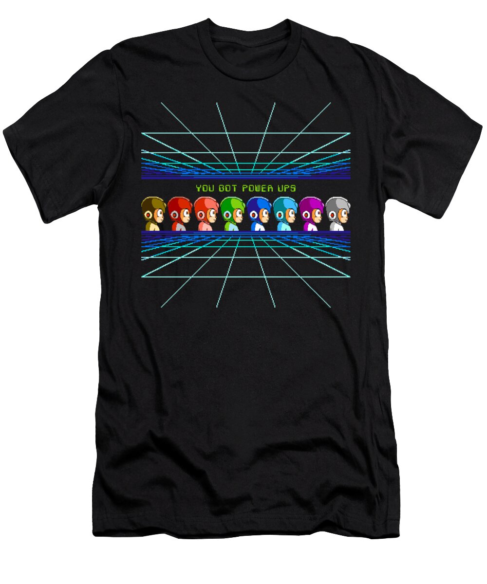 Funny Gift for Mega Japanese Man Video Games Gifts for Fan Anime Chipi T-Shirt