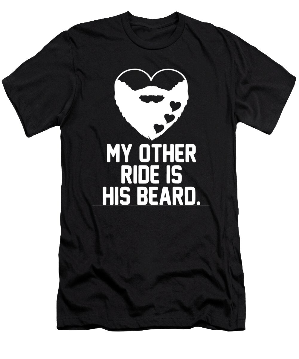 Funny Heart My Other Ride Is His Beard Jacob Zelazny T-Shirt