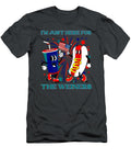 Funny Im Just Here for the Weiners Soda and Hotdog Izaiah Kallei T-Shirt